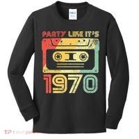Party Like Its 1970 Retro 70s Party Outfit Costume Kids Long Sleeve Shirt thumb 0