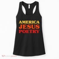 Poetry Lover I Love Poetry America Jesus Poetry Women's Tank Top thumb 0