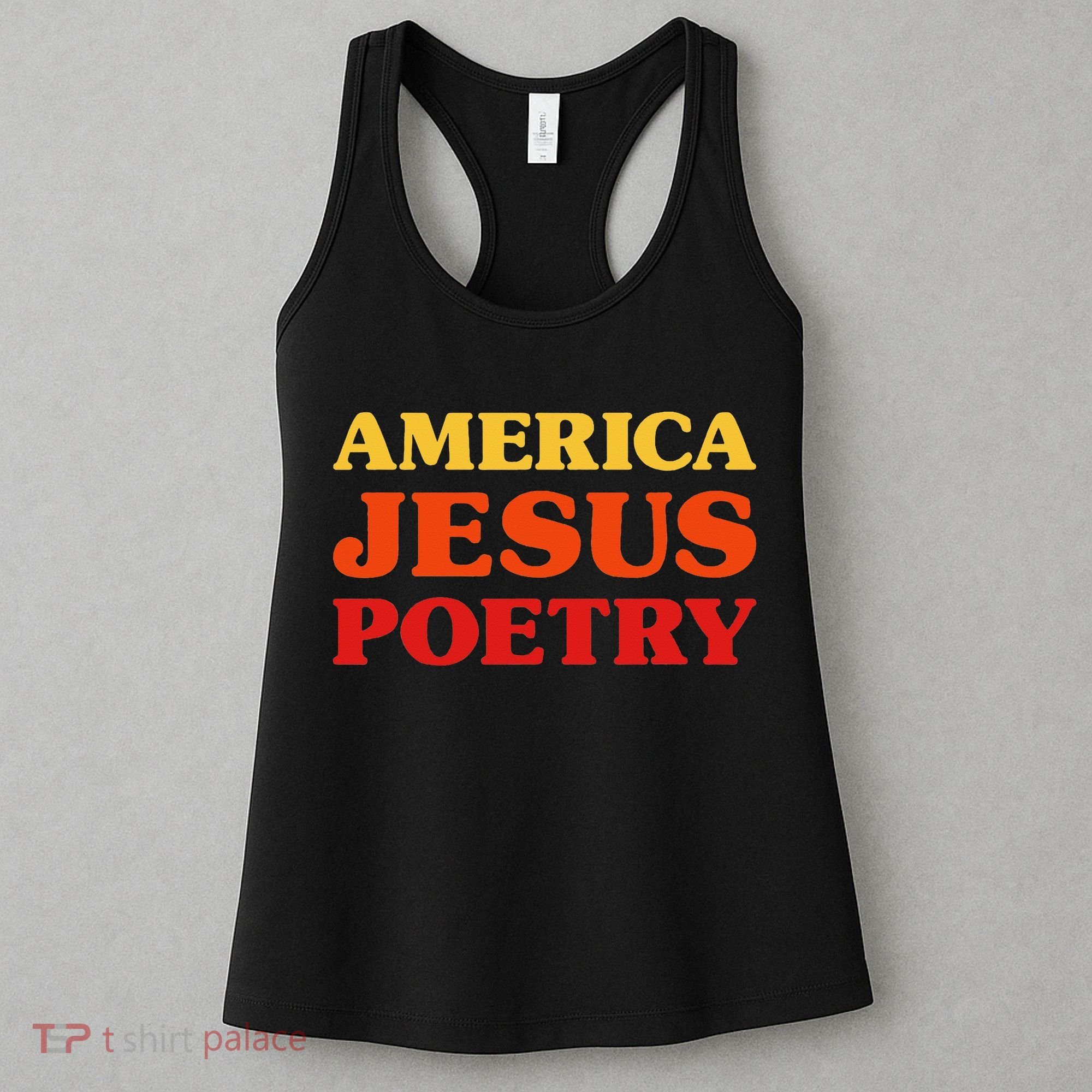 Poetry Lover I Love Poetry America Jesus Poetry Women's Tank Top