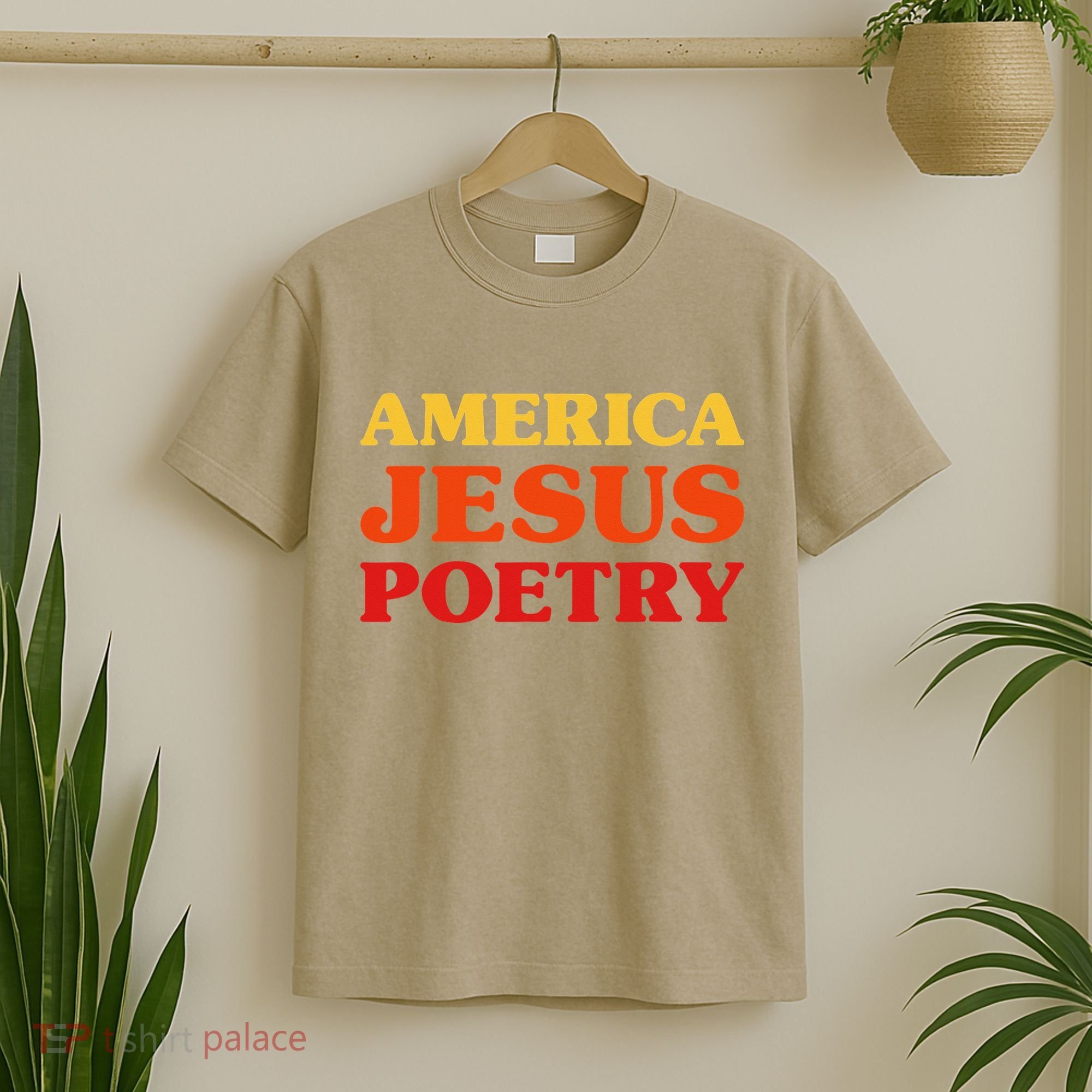 Poetry Lover I Love Poetry America Jesus Poetry T-Shirt