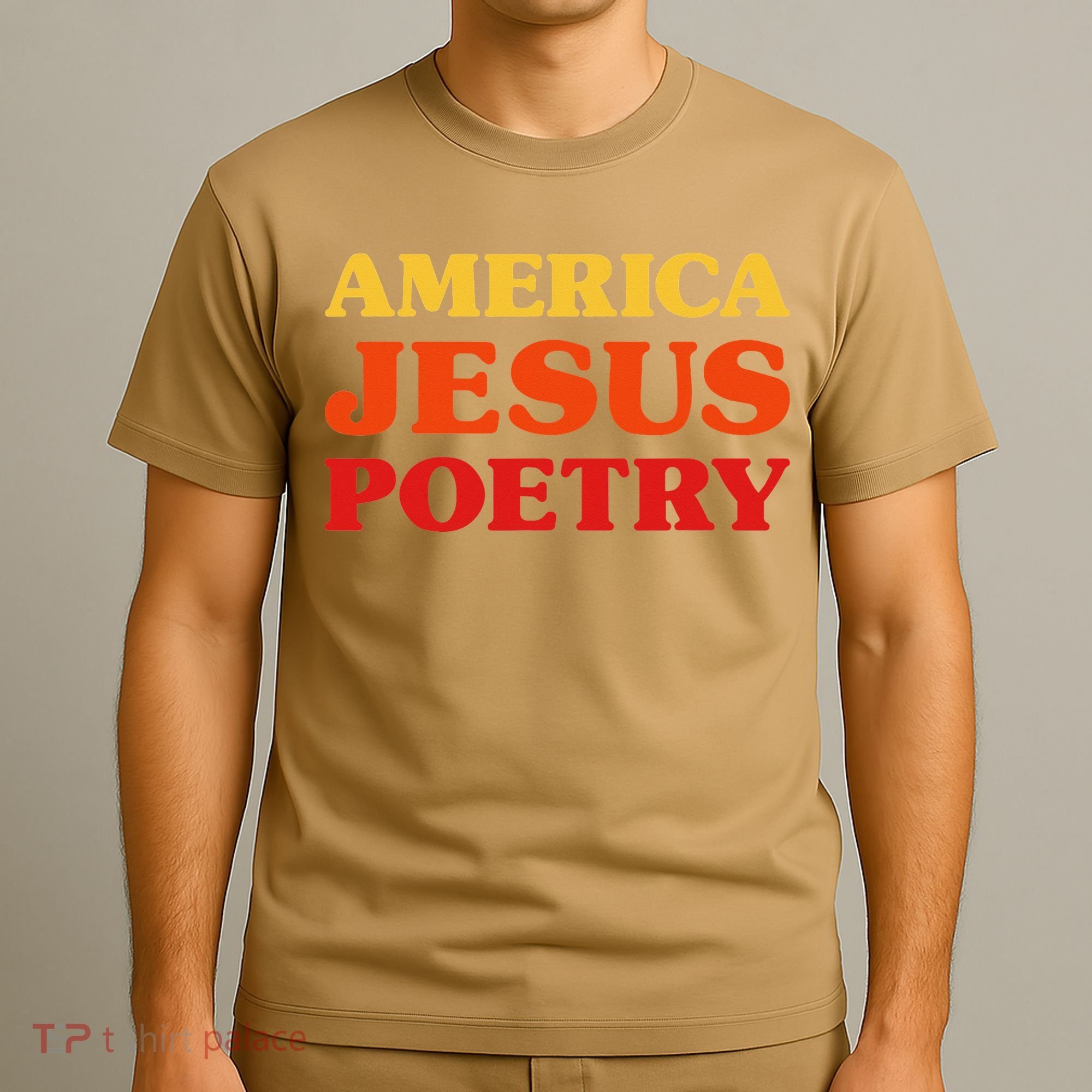 Poetry Lover I Love Poetry America Jesus Poetry T-Shirt