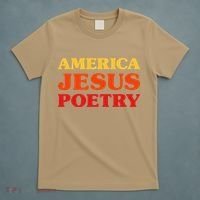 Poetry Lover I Love Poetry America Jesus Poetry T-Shirt thumb 5