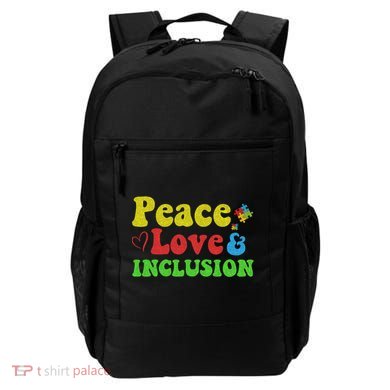 Peace Love Inclusion Sped Squad Special Ed Teacher Gift Backpack