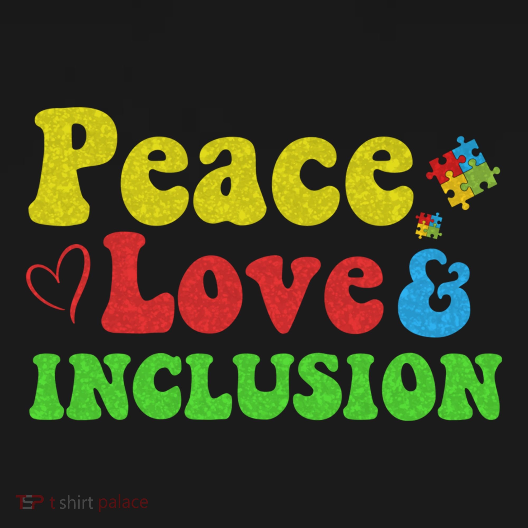 Peace Love Inclusion Sped Squad Special Ed Teacher Gift Backpack