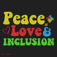 Peace Love Inclusion Sped Squad Special Ed Teacher Gift Hat thumb 2