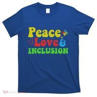 Peace Love Inclusion Sped Squad Special Ed Teacher Gift T-Shirt thumb 0
