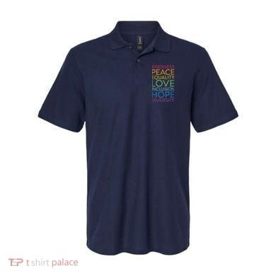 Peace Love Inclusion Equality Diversity Human Rights Polo