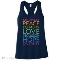 Peace Love Inclusion Equality Diversity Human Rights Women's Tank Top thumb 0