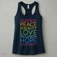 Peace Love Inclusion Equality Diversity Human Rights Women's Tank Top thumb 3