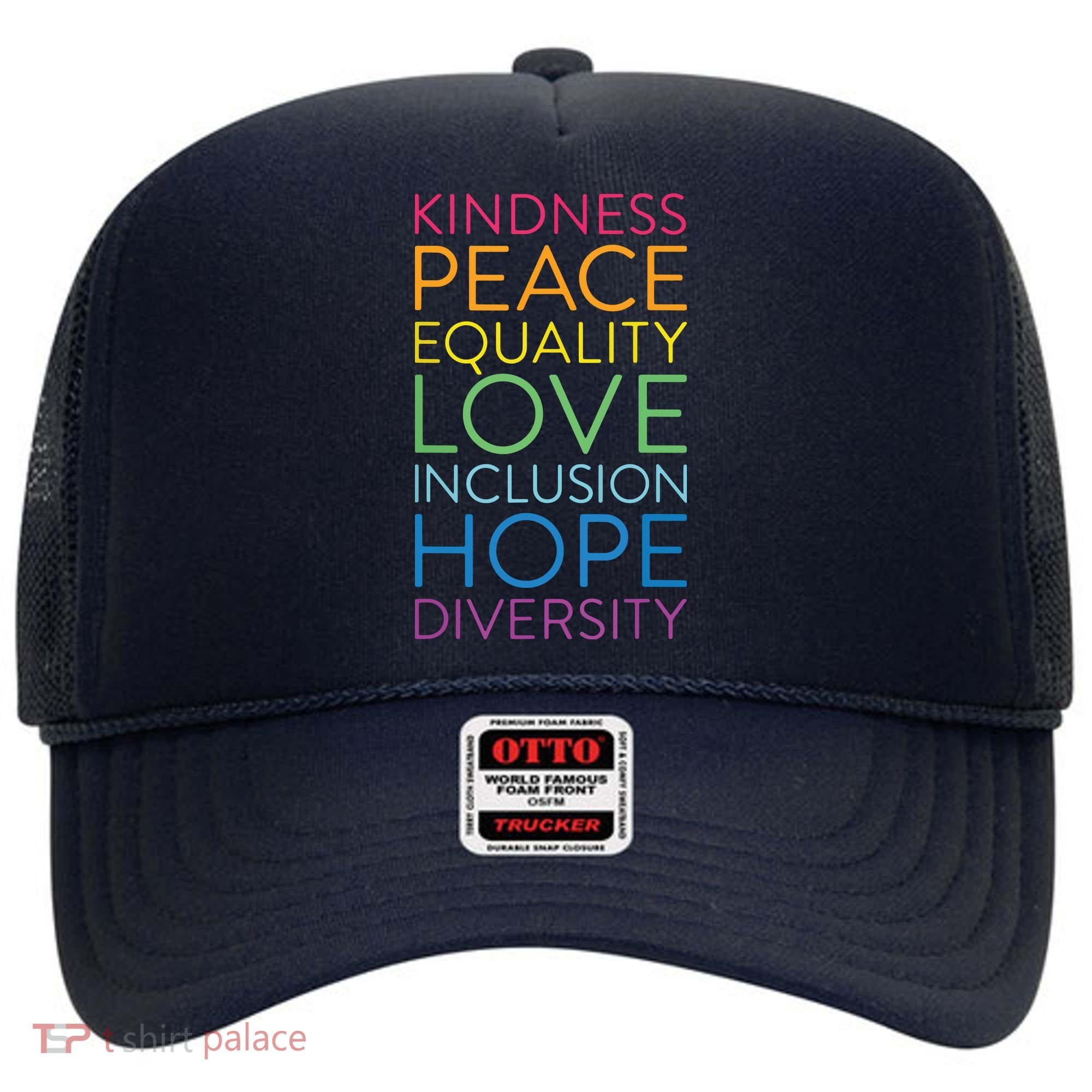 Peace Love Inclusion Equality Diversity Human Rights Hat