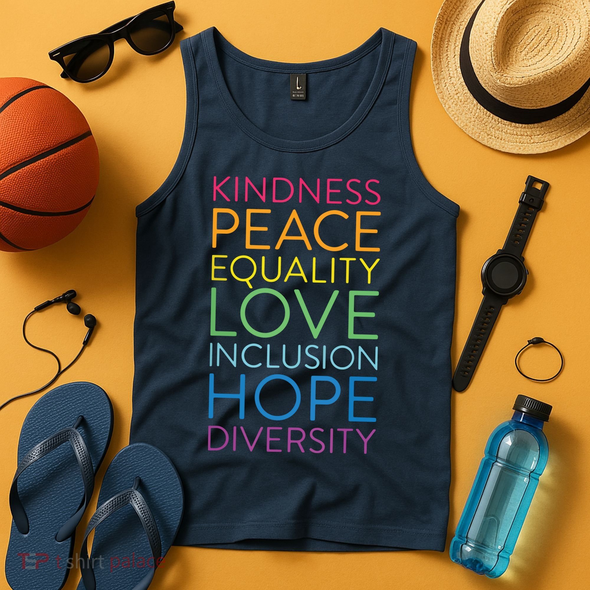 Peace Love Inclusion Equality Diversity Human Rights Tank Top