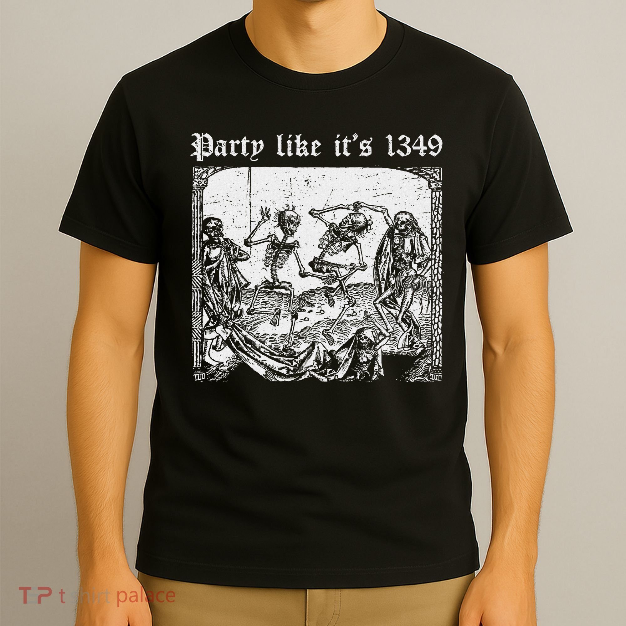Party Like It's 1349 Black Death European Plague Rat T-Shirt