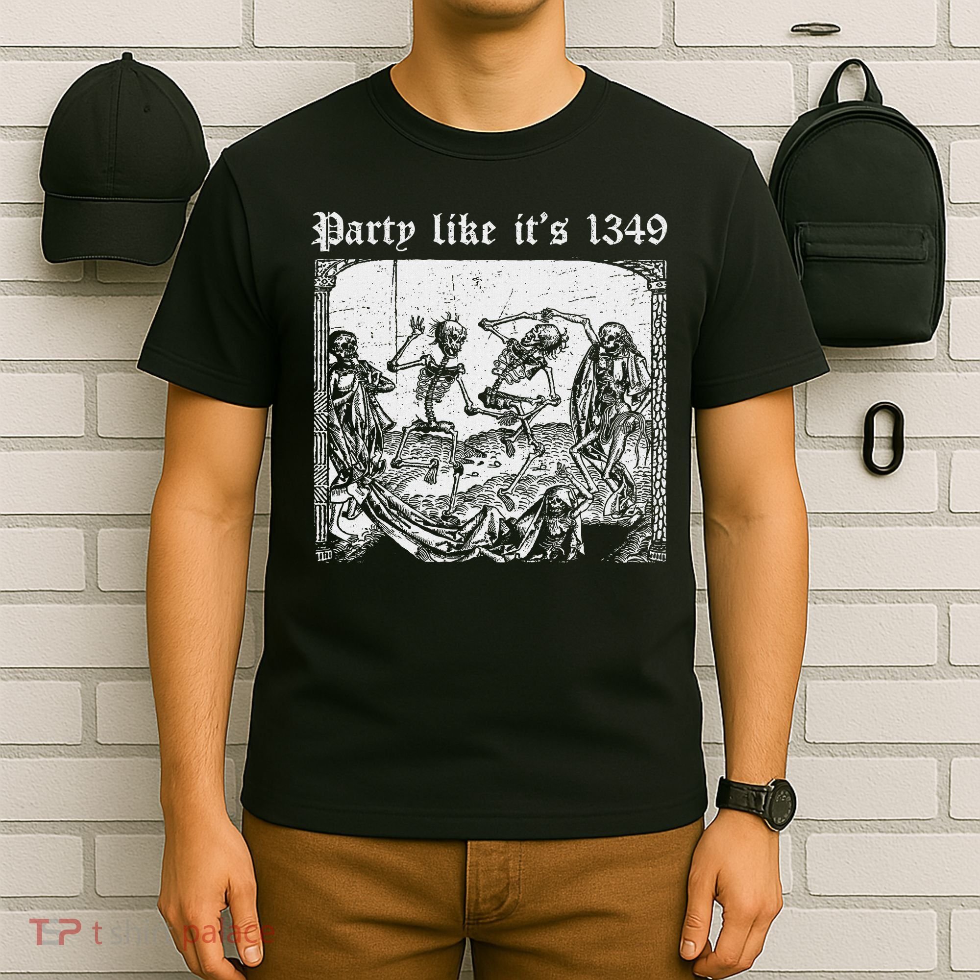 Party Like It's 1349 Black Death European Plague Rat T-Shirt