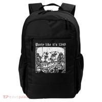 Party Like It's 1349 Black Death European Plague Rat Backpack thumb 0