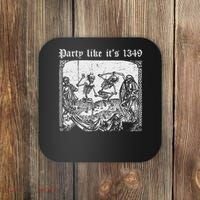 Party Like It's 1349 Black Death European Plague Rat Coaster thumb 0