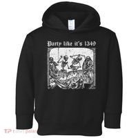Party Like It's 1349 Black Death European Plague Rat Toddler Hoodie thumb 0