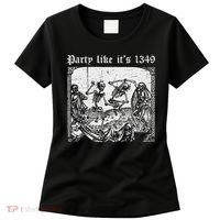 Party Like It's 1349 Black Death European Plague Rat Women's T-Shirt thumb 0