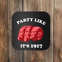 Party Like ItS 1917 Funny Communist Coaster thumb 0