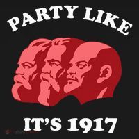 Party Like ItS 1917 Funny Communist Baby Bodysuit thumb 2