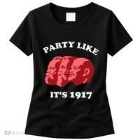 Party Like ItS 1917 Funny Communist Women's T-Shirt thumb 0