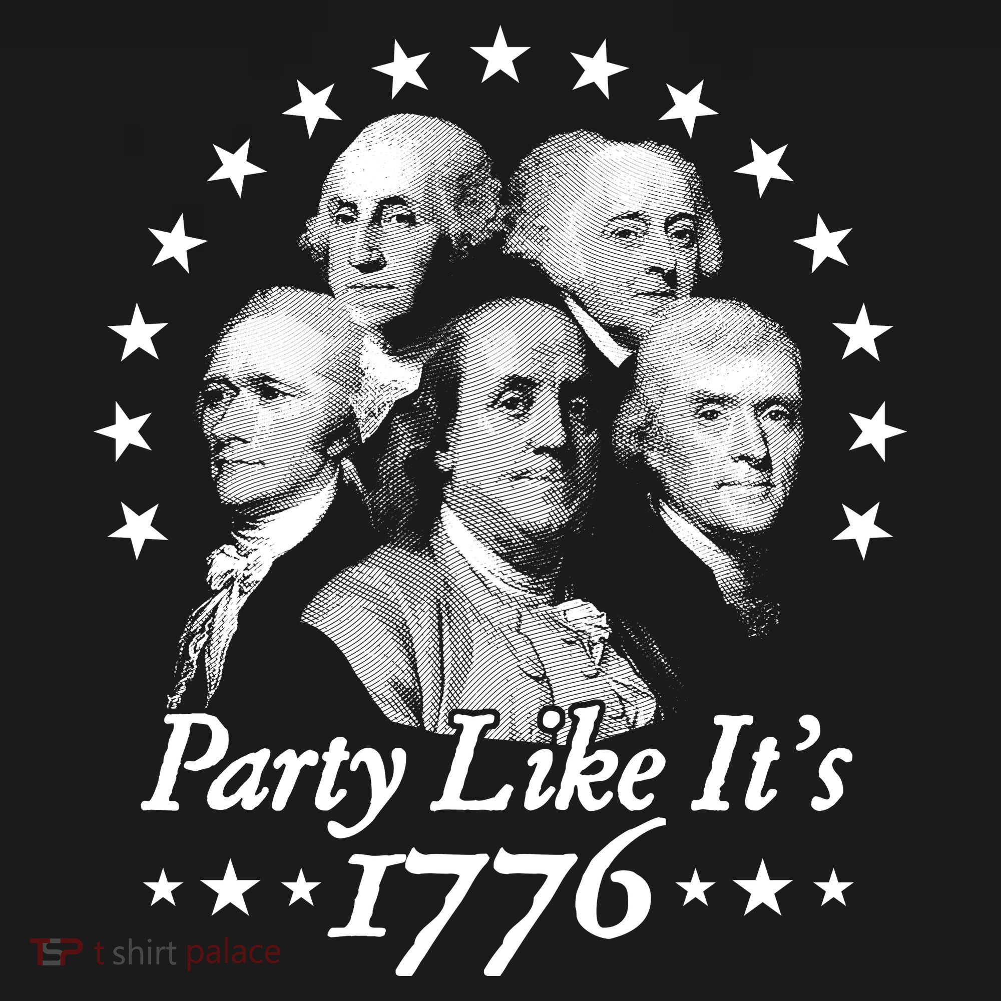 Party Like Its 1776 4th Of July Founding Fathers USA America Ornament