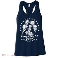 Party Like Its 1776 4th Of July Founding Fathers USA America Women's Tank Top thumb 0