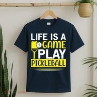 Pickleball Life Is A Game Play Pickleball Funny Pickleball Gift T-Shirt thumb 2