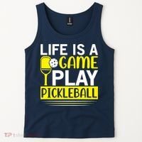 Pickleball Life Is A Game Play Pickleball Funny Pickleball Gift Tank Top thumb 2