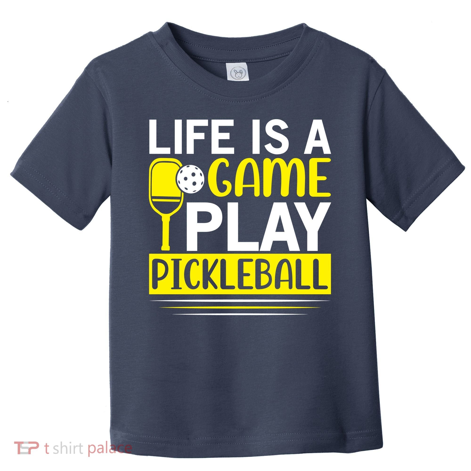 Pickleball Life Is A Game Play Pickleball Funny Pickleball Gift Toddler T-Shirt