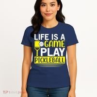 Pickleball Life Is A Game Play Pickleball Funny Pickleball Gift Women's T-Shirt thumb 4