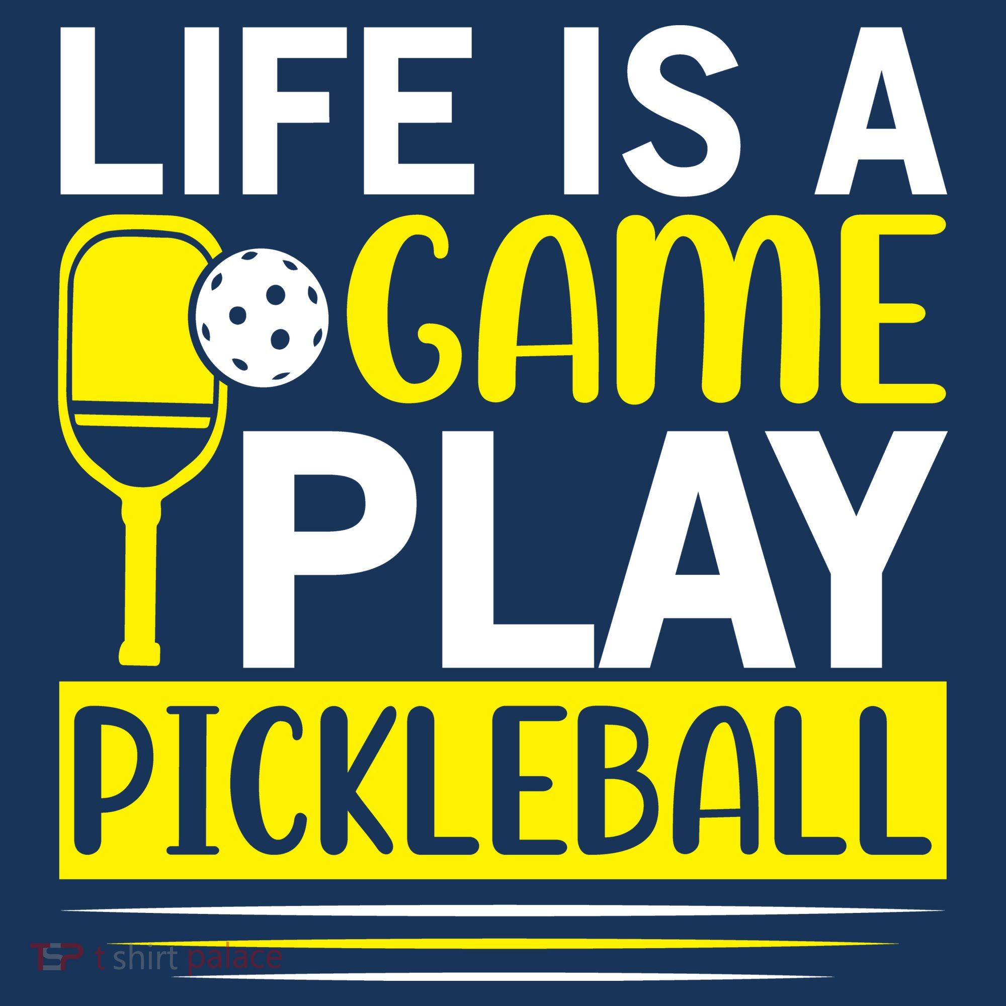 Pickleball Life Is A Game Play Pickleball Funny Pickleball Gift Kids Sweatshirt