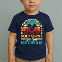 Pickleball Lover If You Want Soft Serve Go Get Ice Cream Toddler T-Shirt thumb 2