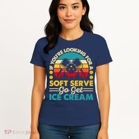 Pickleball Lover If You Want Soft Serve Go Get Ice Cream Women's T-Shirt thumb 4