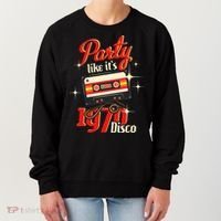 Party Like Its 1970 Disco 1970s Funky Party 70s Groove Women's Sweatshirt thumb 0
