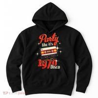 Party Like Its 1970 Disco 1970s Funky Party 70s Groove Hoodie thumb 0