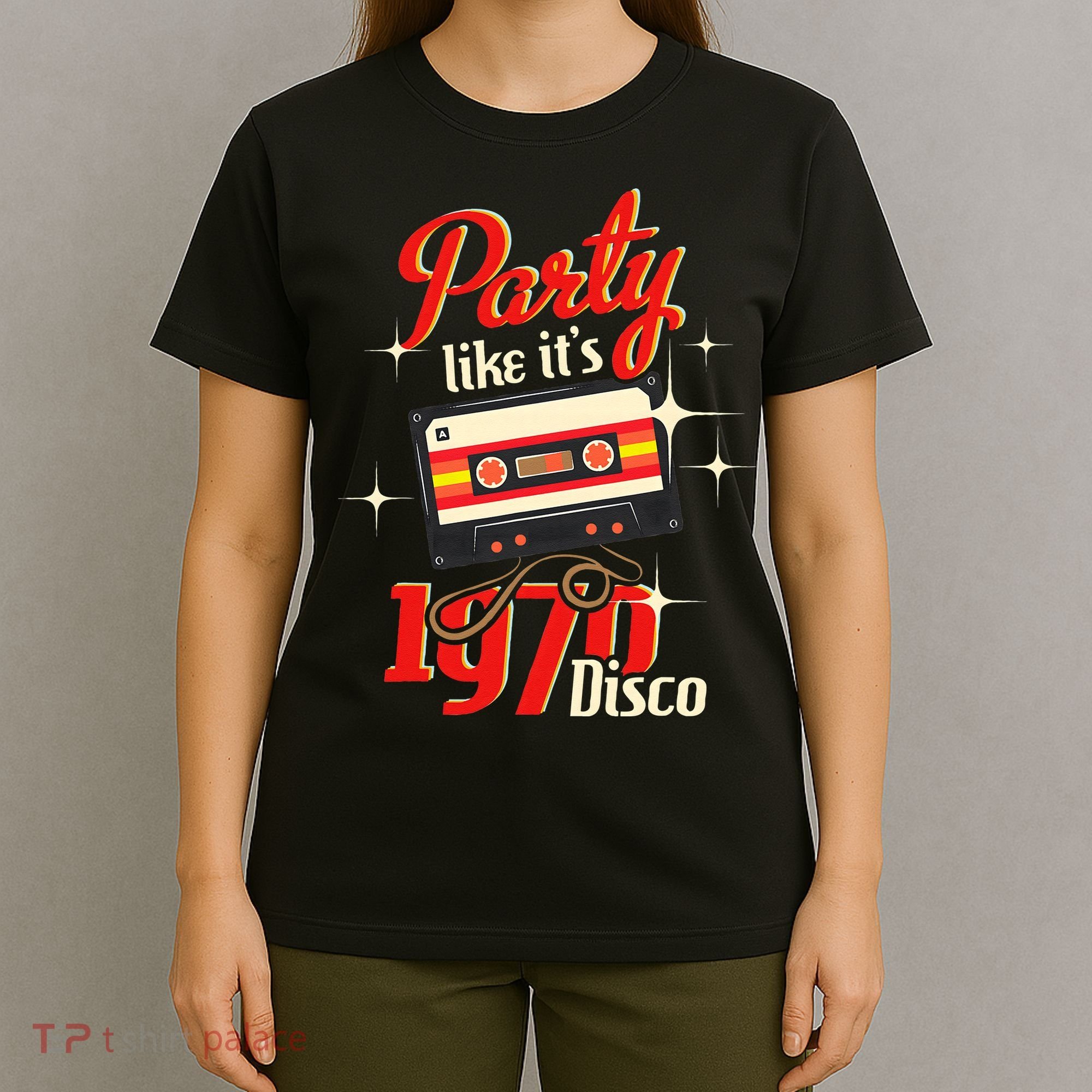 Party Like Its 1970 Disco 1970s Funky Party 70s Groove T-Shirt