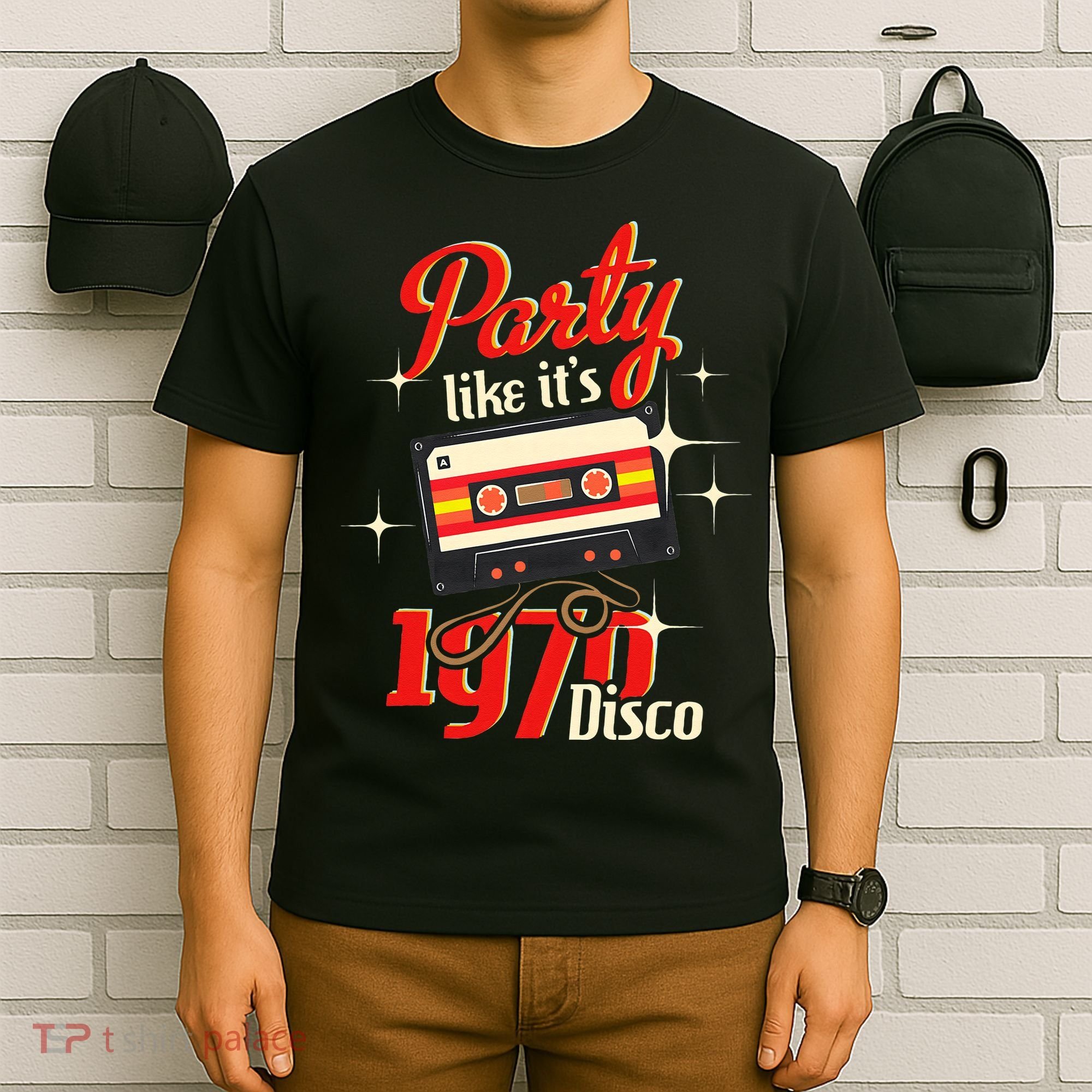 Party Like Its 1970 Disco 1970s Funky Party 70s Groove T-Shirt