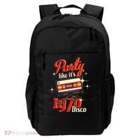Party Like Its 1970 Disco 1970s Funky Party 70s Groove Backpack thumb 0