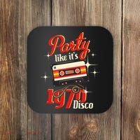 Party Like Its 1970 Disco 1970s Funky Party 70s Groove Coaster thumb 0