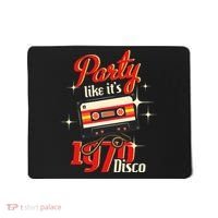 Party Like Its 1970 Disco 1970s Funky Party 70s Groove Mousepad thumb 0