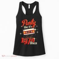 Party Like Its 1970 Disco 1970s Funky Party 70s Groove Women's Tank Top thumb 0