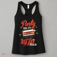 Party Like Its 1970 Disco 1970s Funky Party 70s Groove Women's Tank Top thumb 3