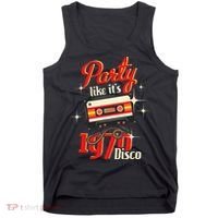 Party Like Its 1970 Disco 1970s Funky Party 70s Groove Tank Top thumb 0