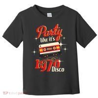 Party Like Its 1970 Disco 1970s Funky Party 70s Groove Toddler T-Shirt thumb 0