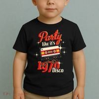 Party Like Its 1970 Disco 1970s Funky Party 70s Groove Toddler T-Shirt thumb 2
