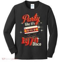 Party Like Its 1970 Disco 1970s Funky Party 70s Groove Kids Long Sleeve Shirt thumb 0