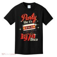 Party Like Its 1970 Disco 1970s Funky Party 70s Groove Kids T-Shirt thumb 0