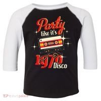 Party Like Its 1970 Disco 1970s Funky Party 70s Groove Toddler Fine Jersey T-Shirt thumb 0
