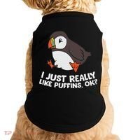 Puffin Lover I Just Really Like Puffins Ok Doggie Tank thumb 0