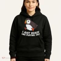 Puffin Lover I Just Really Like Puffins Ok Hoodie thumb 5